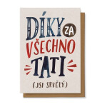 Přání Díky za všechno, tati
