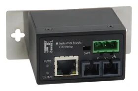 LevelOne IEC-4002 / Media konvertor / RJ45-ST / Multimode / Industrial / 1310nm / 2km (IEC-4002)