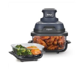 Ninja CRISPi FN101EUGY přenosná horkovzdušná fritéza modrá, 4v1, 1700 W, 1,4/3,8 l, bez PFAS