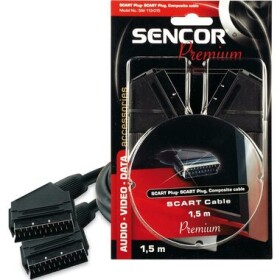 SENCOR SAV 113-008 Kabel SCART M-SCART M 21P 0.8 m (8590669056606)