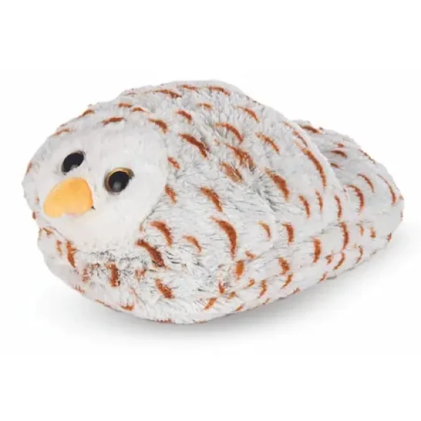 Cozy Noxxiez Sněžná sova - hřejivý plyšový pantofel / od 0 let (20-CS914)