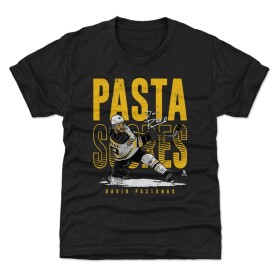 Dětské tričko Boston Bruins David Pastrňák #88 Pasta Scores WHT 500 Level Velikost: let)