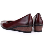 Červené polobotky Vinceza 58628 dámské s podpatkem 40