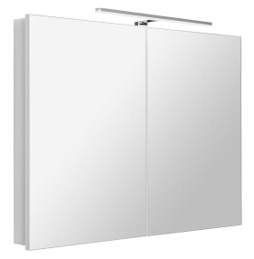 SAPHO - GRETA galerka s LED osvětlením, 101x70x14cm, bílá mat GR100-0031