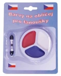 SPORTTEAM Barvy na obličej ČR 1 (4891223097351)