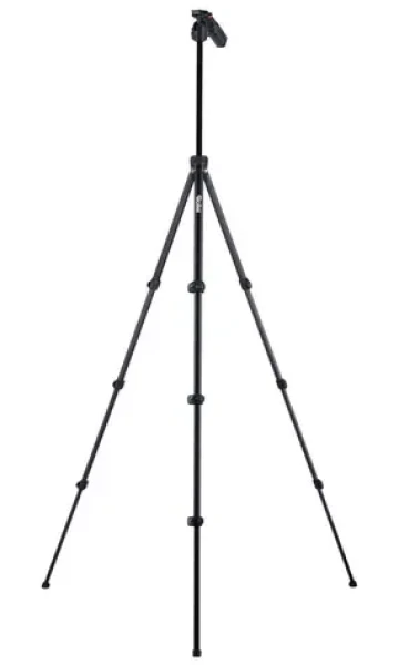 Rollei Stativ Compact Creator černá / Zátěž 2.5kg / Vytažený 152 cm (26930)