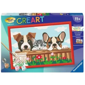 Ravensburger CreArt Psi a kočky – malování podle čísel