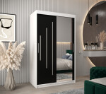 Šatní skříň Abi Y2 Barva korpusu: Bílá, Rozměry: 120 cm, Dveře: Dub artisan