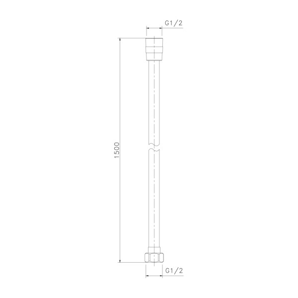 SAPHO - SOFTFLEX plastová sprchová hadice, 150cm, zlato mat 1208-19
