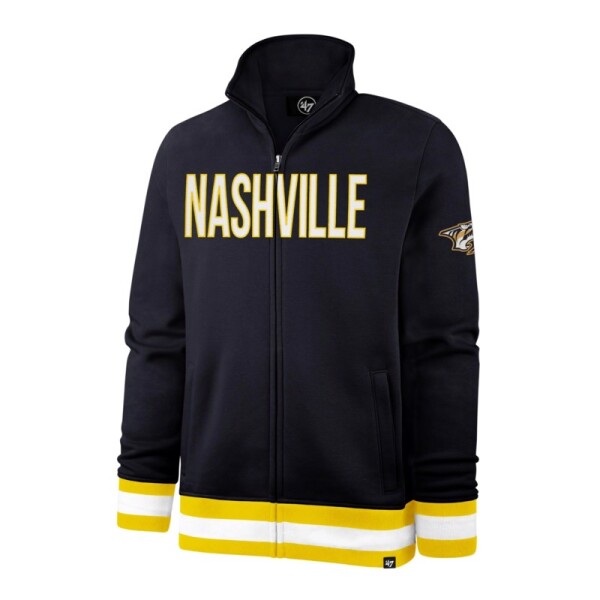 47 Brand Pánská Mikina Nashville Predators Full Blast ‘47 Legendary Track Jacket Velikost: XL