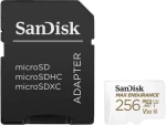 SanDisk Max Endurance microSDXC 256GB + adaptér / Class 10 / UHS-I / U3 / V30 / čtení: 100MBs / zápis: 40MBs (SDSQQVR-256G-GN6IA)