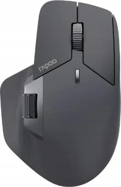 Rapoo MT760L Multi-mode černá / Bezdrátová optická myš / 4000 DPI / 2.4 GHz / BT 4.0 a 5.0 / 10 tl. (6940056125279)