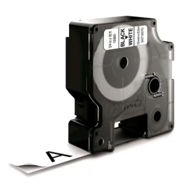 Dymo D1 originální páska do tiskárny štítků 19mm x 5.5m / permanentní polyesterová bílá (S0718070)