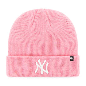 47 Brand Pánská zimní čepice New York Yankees MLB Raised '47 CUFF KNIT Rose