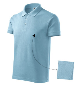 Cotton polokošile pánská nebesky modrá L