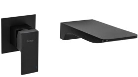 REA - Podomítková umyvadlová baterie Mason černá (REA-B0690) 2. jakost