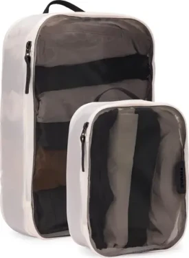 Thule Packing Cube Set TPCS204 bílá / Sada cestovních organizérů / 2 ks / recyklovaný nylon (3205577)