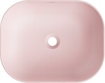 MEXEN - Rosa keramické umyvadlo na desku 50 x 40 cm růžové mat 21095044
