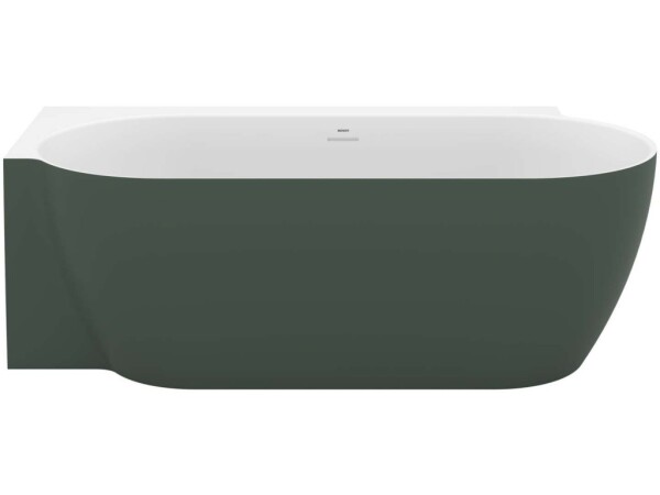 RAVAK - Freedom Corner II Tec Vana 175x86 cm, levá, Grey Green/bílá CC91200000