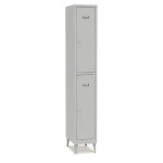Modrá 1dílná skříň 500x300x1800 mm bez nožiček s 1 dvířky, typ zámku 2