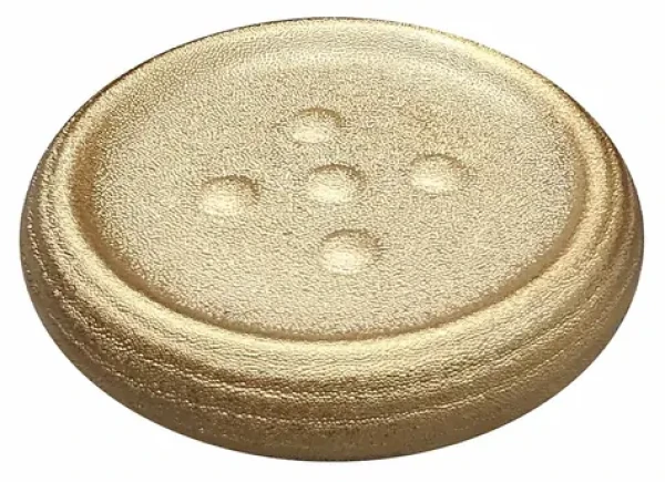 MSV OMAN zlatá / Mýdlenka / keramika / 12,5 x 2,5 cm