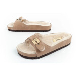 Scholl Iconic MEG Taupe W F303171062 dámské žabky 38