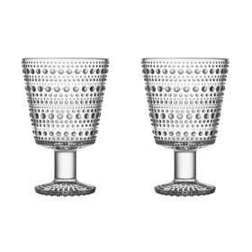 Iittala Skleněný pohár Kastehelmi 260 ml Clear – set 2 ks, čirá barva, sklo