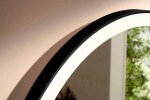 HANSGROHE - Xarita Lite S Zrcadlo s LED osvětlením, průměr 70 cm, matná černá 54966670