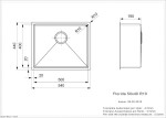 Reginox - Nerezový dřez Florida 50x40 R26281