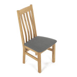 Jídelní židle, přírodní, masiv, C-2100 GREY2