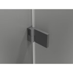 MEXEN/S - Lunar-B L sprchový kout dveře křídlové pravá 100 x 70, transparent, grafit metal 832L-100-070-95-00-P