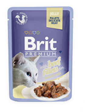 Brit Premium Cat Fillets Jelly Beef