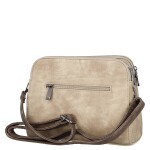 Stylová dámská crossbody kabelka Nikola, béžová