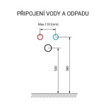 MEREO - Leny, koupelnová skříňka s keramickým umyvadlem 60 cm, bíla, nové madlo CN811N