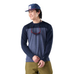 SMARTWOOL Mens Classic Thermal Merino Base Layer, Deep Navy/Nightfall (vzorek) velikost: M