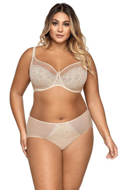 Dámské kalhotky 1396 Crystal plus beige - AVA béžová XXL