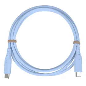 PremiumCord silikonový USB-C - USB-C modrá / Kabel / 60W / PD / 480 Mbps / 1,5 m (ku31sa15b)