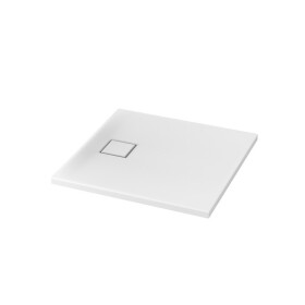 CERSANIT - Sprchová vanička čtvercová TAKO SLIM 80x4 + sifon VIR S601-121