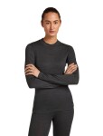ICEBREAKER Wmns 200 MerinoFine Ace LS Mock Neck, Jet Hthr-011 (vzorek) velikost: S