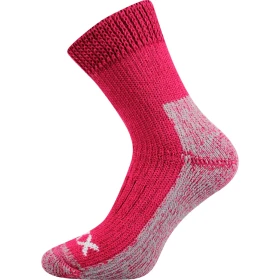 VOXX Ponožky zimní thermo ALPIN z merino vlny FUXIA 35-38 114131