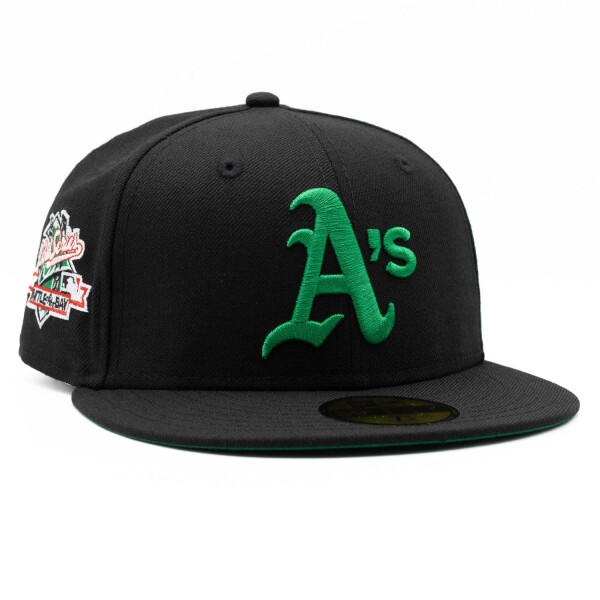 New Era Pánská kšiltovka Oakland Athletics MLB 1989 World Series Cooperstown 59FIFTY Fitted - Černá Velikost: 7 5/8