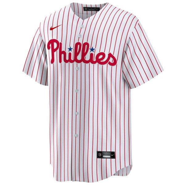 Nike Pánský dres Philadelphia Phillies MLB Replica Home Pinstripe Velikost: M