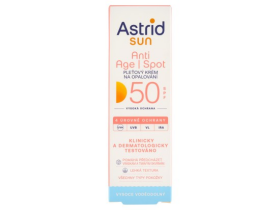 Astrid Sun Anti age spot pleťový krém na opalování SPF 50 50ml