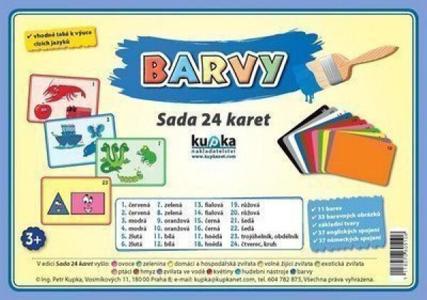 Barvy - Sada 24 karet - kolektiv autorů
