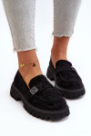 Dámské mokasíny s černým páskem Flanila 40
