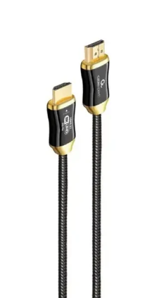 Gembird HDMI 8K AOC 30m černá / HDMI kabel / aktivní optický / zlacené konektory / Ethernet (CCBP-HDMI8K-AOC-30M)