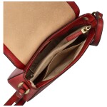 Luxusní dámská kožená crossbody kabelka Katana Silas, vínová