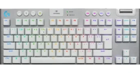 Logitech G915 X TKL / bezdrátová herní klávesnice / Bluetooth+USB LIGHTSPEED přijímač / RGB podsvícení (920-012737)
