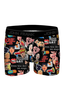 Pánské boxerky John Frank JFBD370 Dle obrázku XL