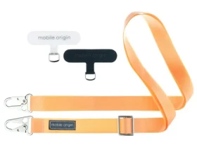 Mobile Origin Lanyard tape 25mm šňůrka broskvová / 84 - 165cm (LYT-UNI-PCFZ)